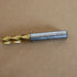 Short Finish Cobalt End Mill TIN Coated HSSCo8 3F, YG